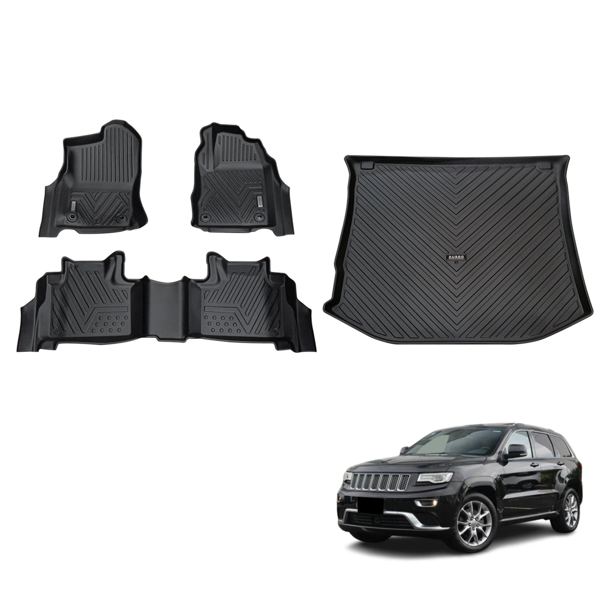 5D TPE Car Floor Mats for Jeep Grand Cherokee WK/WK2 2010-2021