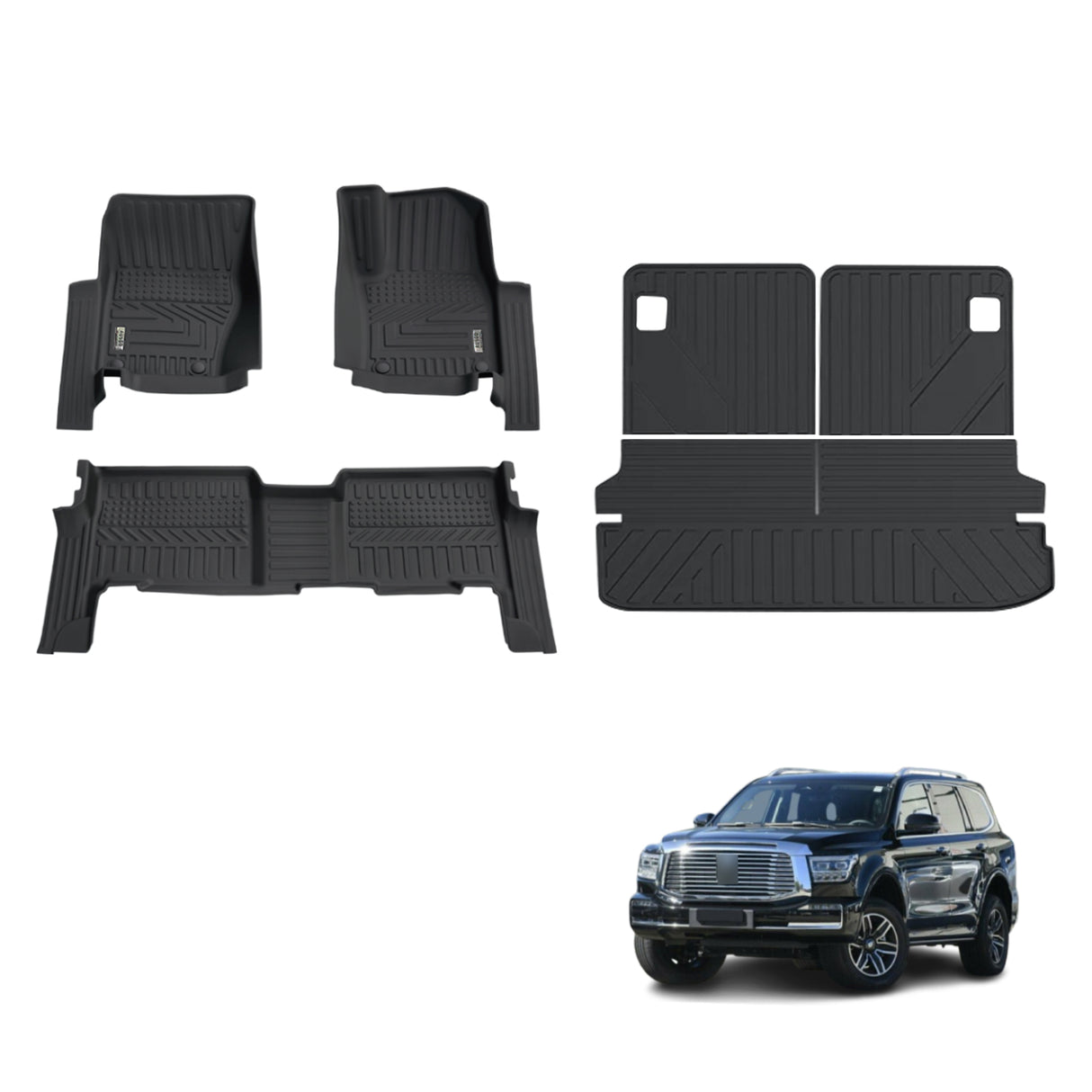 5D TPE Car Floor Mats for GWM TANK 500 TANK500 2024-Onwards