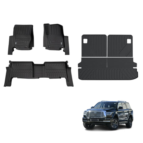 5D TPE Car Floor Mats for GWM TANK 500 TANK500 7 Seats 2024-Onwards