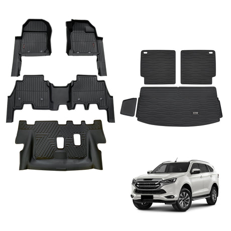 Injection 7D TPE Car Floor Mats for ISUZU MU-X MUX 2021-Onwards