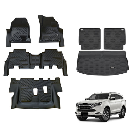 5D TPE Car Floor Mats for ISUZU MU-X MUX 2021-Onwards