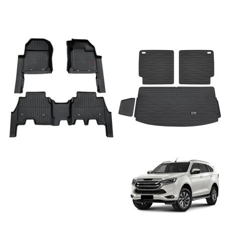 Injection 7D TPE Car Floor Mats for ISUZU MU-X MUX 2021-Onwards