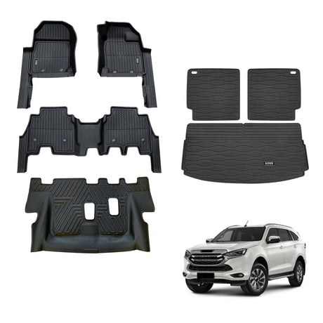 Injection 7D TPE Car Floor Mats for ISUZU MU-X MUX 2021-Onwards