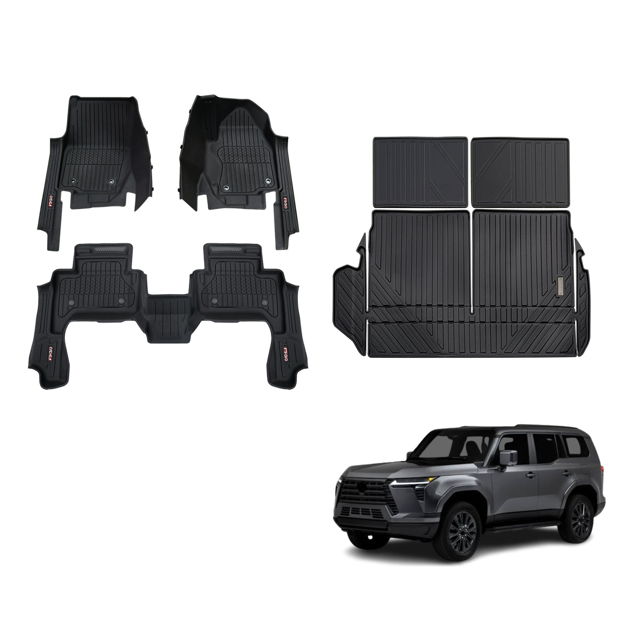 Injection 7D Car Floor Mats for Lexus GX550 2024-Onwards