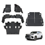 Pre-order 5D TPE Car Floor Mats for Lexus LX500d LX600 2021-Onwards