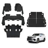 Injection 7D Car Floor Mats for Lexus LX500d LX600 2021-Onwards