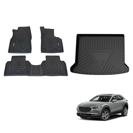 3D Car Floor Mats for Mazda CX-30 CX30 DM Series 2019-Onwards