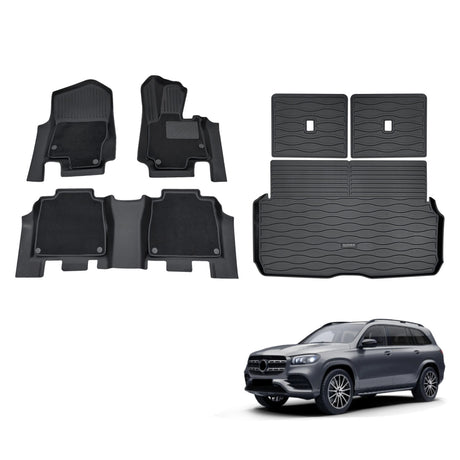 5D Double-Layer Car Floor Mats for Mercedes-Benz GLS Class X167 2019-Onwards