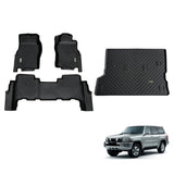 5D TPE Car Floor Mats for Nissan Patrol Y61 GU 1997-2015