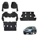 Injection 7D Car Floor Mats for Toyota LandCruiser 200 Series 2007-2012