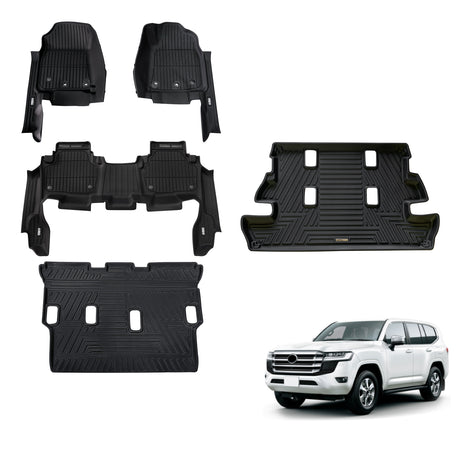 Injection 7D Car Floor Mats for Toyota LandCruiser 200 Series 2012-2021