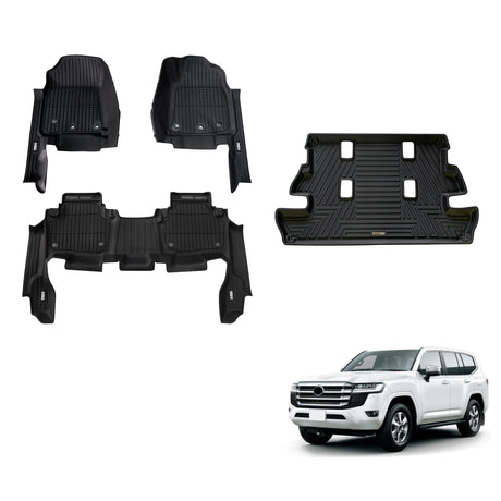 Injection 7D Car Floor Mats for Toyota LandCruiser 200 Series 2012-2021
