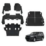Injection 7D Car Floor Mats for Toyota Land Cruiser 300 2021-Onwards
