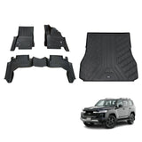 5D TPE Car Floor Mats for Toyota Land Cruiser 300 2021-Onwards