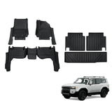 5D TPE Car Floor Mats for Toyota LandCruiser Prado 250 LC250 2024-Onwards