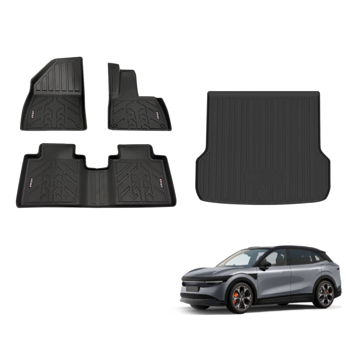 3D Car Floor Mats for Zeekr 7X 2025-Onwards