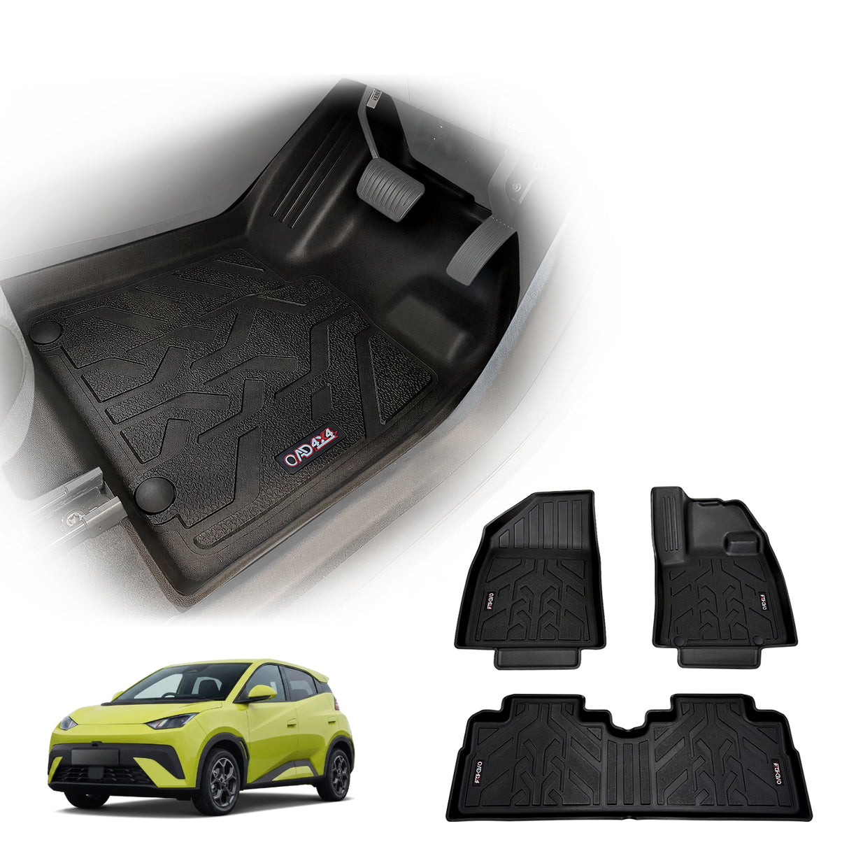 3D Car Floor Mats for BYD ATTO 1 2025-Onwards