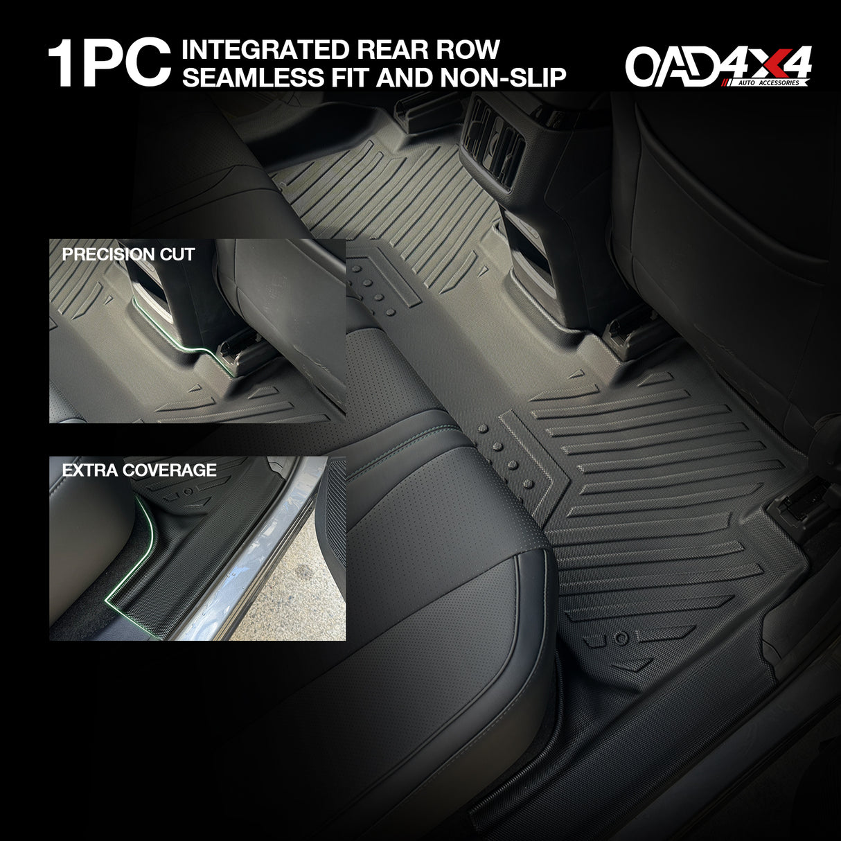 5D TPE Car Floor Mats for BYD Sealion 6 2024-Onwards