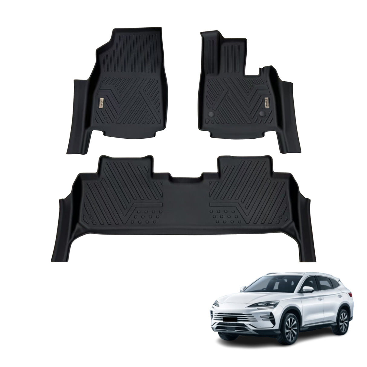 5D TPE Car Floor Mats for BYD Sealion 6 2024-Onwards
