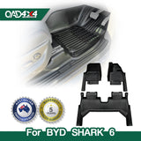 7D TPE Car Floor Mats for BYD Shark 6 2025-Onwards