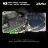 5D TPE Car Floor Mats for Chevrolet Silverado 1500 T1 Series 2020-Onwards