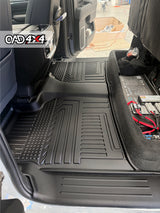 5D TPE Car Floor Mats for Chevrolet Silverado HD T1 Series 2021-Onwards