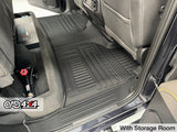 5D TPE Car Floor Mats for Chevrolet Silverado 1500 T1 Series 2020-Onwards