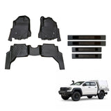 Floor Mats & Door Sill Protector for Ford Ranger Super Duty Dual Cab 2026-Onwards