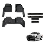 Injection Floor Mats & Door Sill Protector for ISUZU D-MAX Dual Cab 2020-Onwards