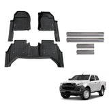 Floor Mats & Door Sill Protector for ISUZU D-MAX Dual Cab 2020-Onwards