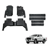 Floor Mats & Door Sill Protector for Mitsubishi Triton MV All-New Dual Cab 2024-Onwards