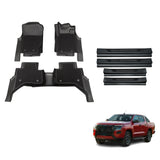 Double-Layer Floor Mats & Door Sill Protector for Nissan Navara D27 Dual Cab 2026-Onwards