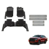 Double-Layer Floor Mats & Door Sill Protector for Nissan Navara D27 Dual Cab 2026-Onwards