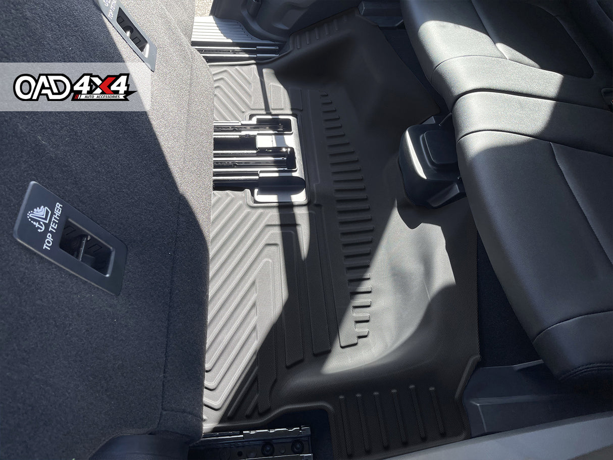 Third Row Car Floor Mats for Ford Everest 2022-Onwards