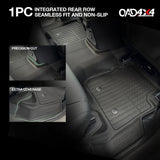 Injection 7D TPE Car Floor Mats for Ford Everest Next-Gen 2022-Onwards