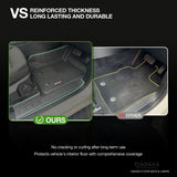 Injection 5D TPE Car Floor Mats for Ford Everest Next-Gen 2022-Onwards