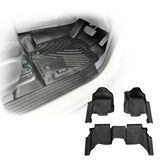 Injection 5D Car Floor Mats for Ford Ranger PX/PX2/PX3 Dual Cab 2011-2022