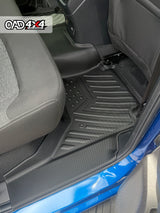 5D TPE Car Floor Mats for Ford Ranger Dual Cab 2022-Onwards