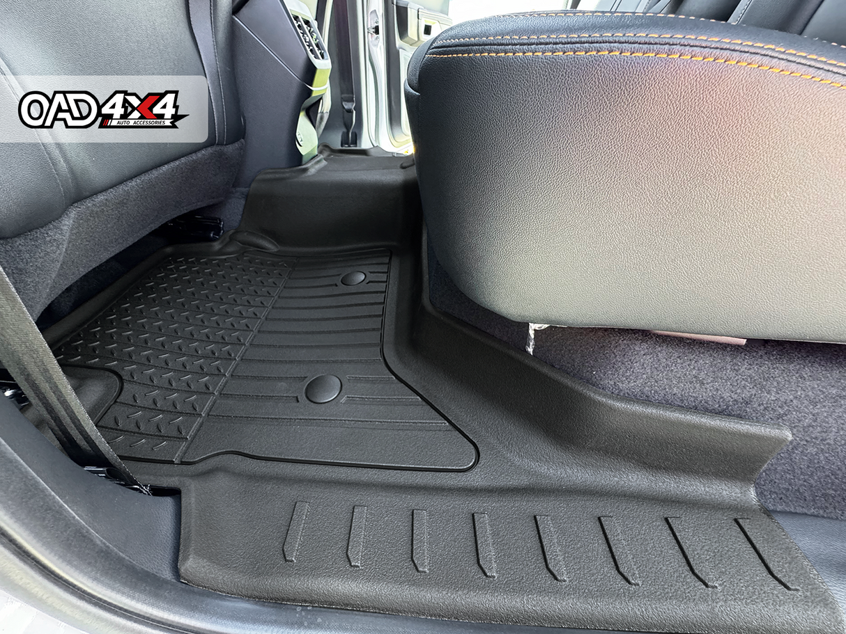 Injection Floor Mats & Door Sill Protector for Ford Ranger Dual Cab 2022-Onwards