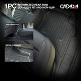 Injection Floor Mats & Door Sill Protector for Ford Ranger Dual Cab 2022-Onwards