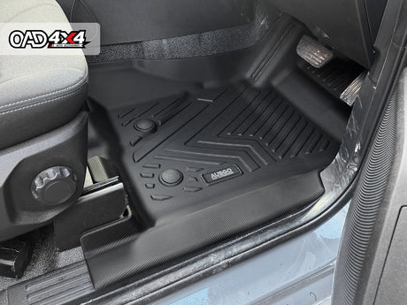 5D TPE Car Floor Mats for Ford Ranger Super Duty Dual Cab 2026-Onwards