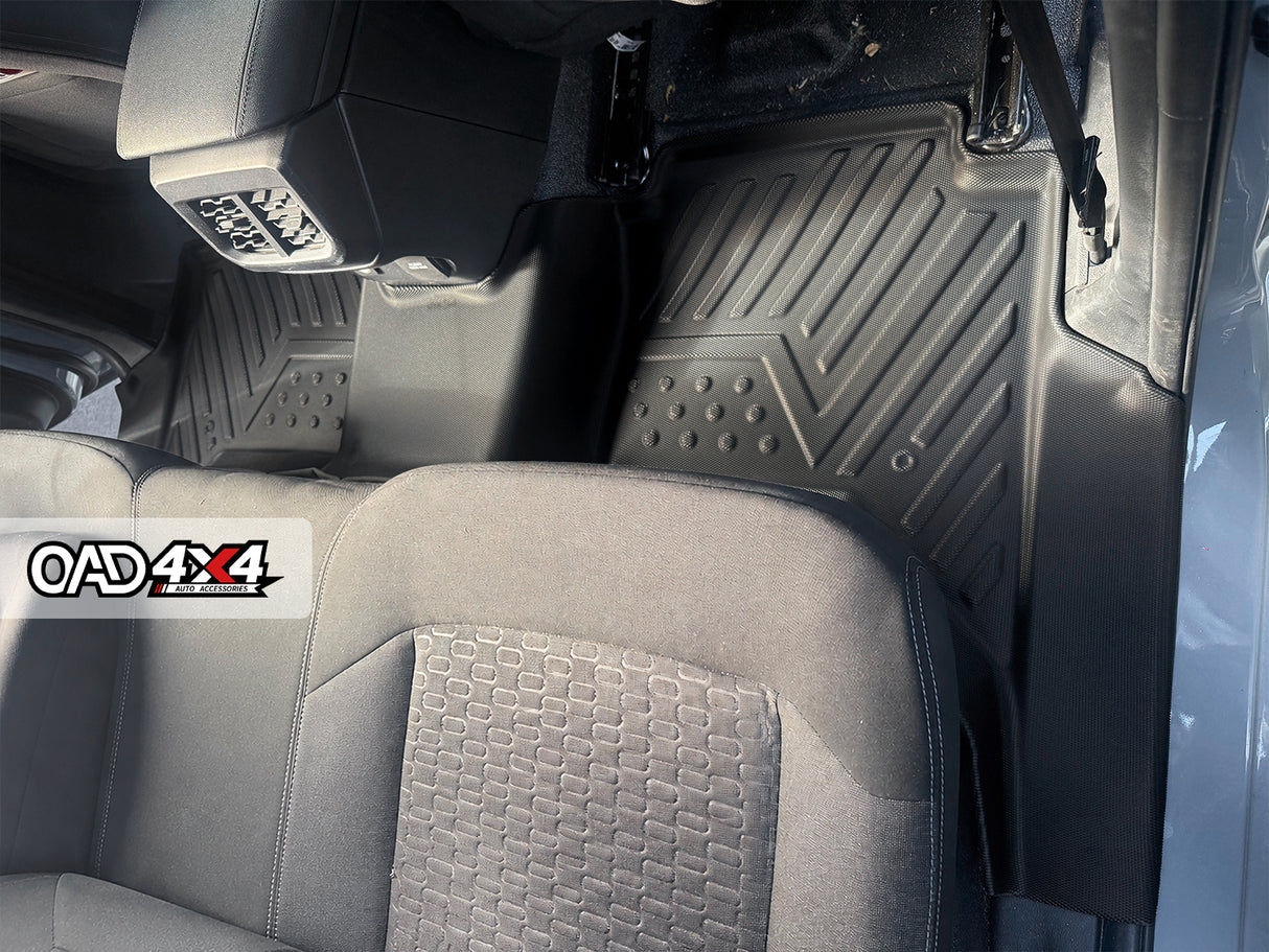 5D TPE Car Floor Mats for Ford Ranger Super Duty Dual Cab 2026-Onwards