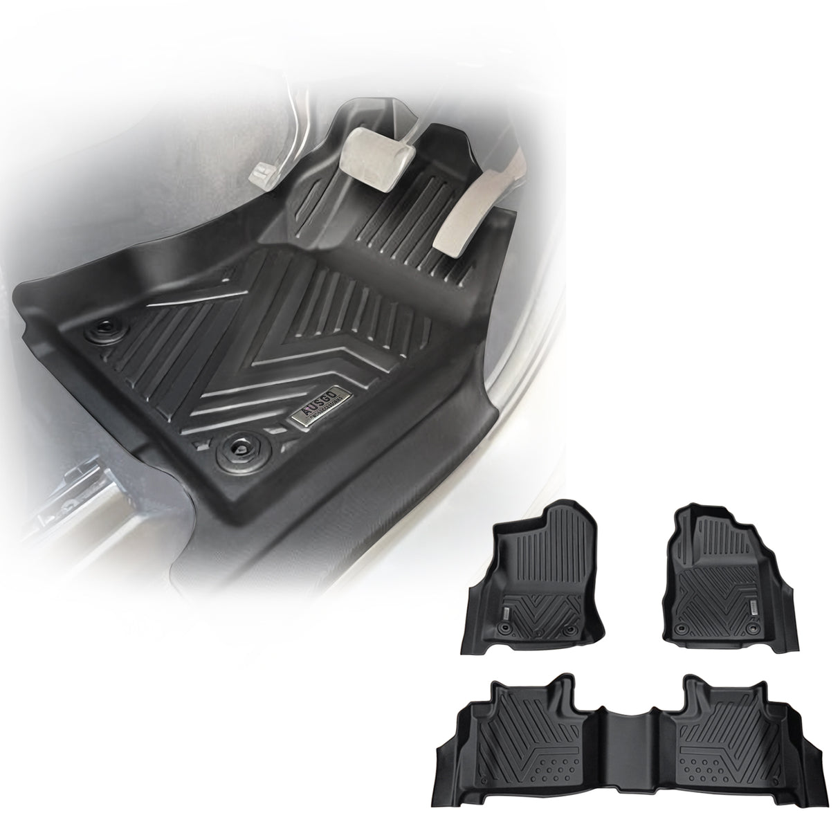 5D TPE Car Floor Mats for Jeep Grand Cherokee WK/WK2 2010-2021