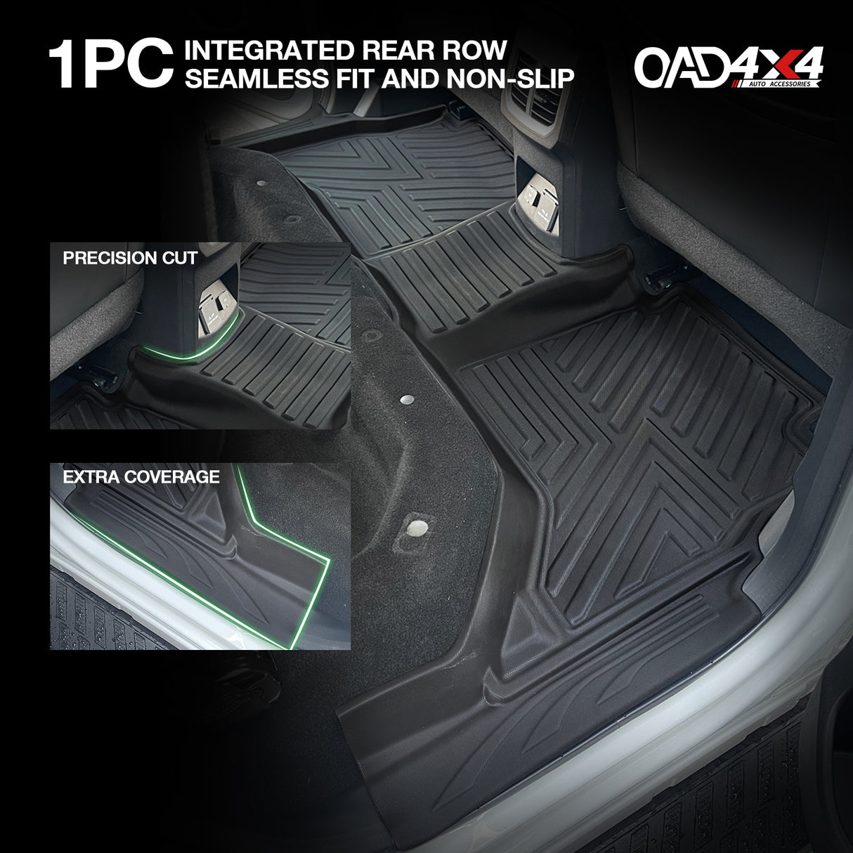5D TPE Car Floor Mats for GWM Cannon 2020-Onwards