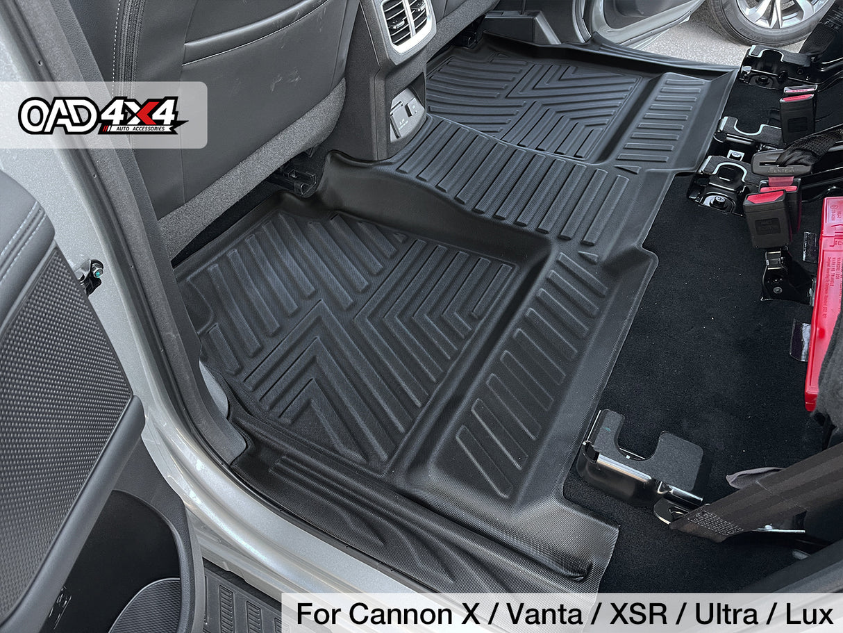 5D TPE Car Floor Mats for GWM Cannon 2020-Onwards