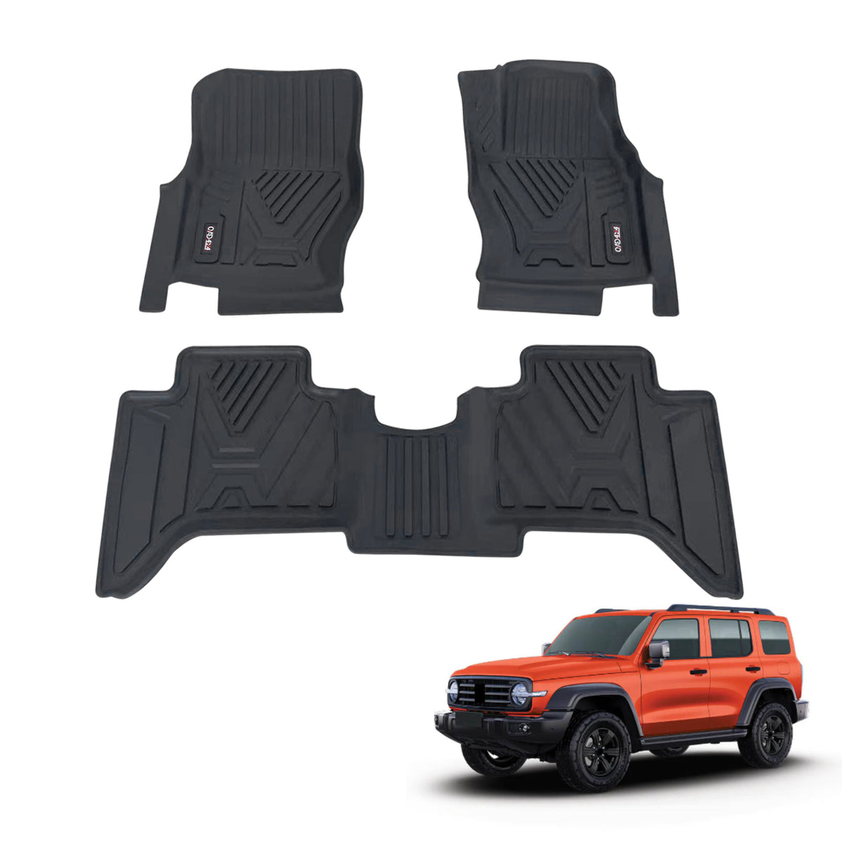 Pre-order 3D Car Floor Mats for GWM Tank 300 Tank300 Petrol 2023-Onwards