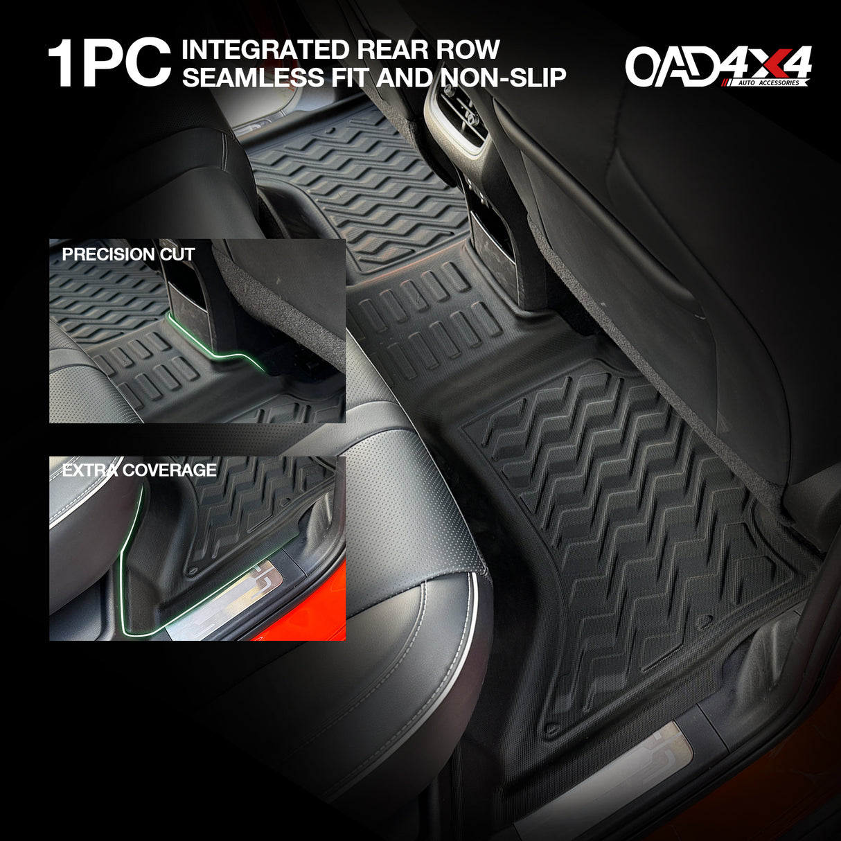 3D TPE Car Floor Mats for GWM TANK 300 2023-Onwards