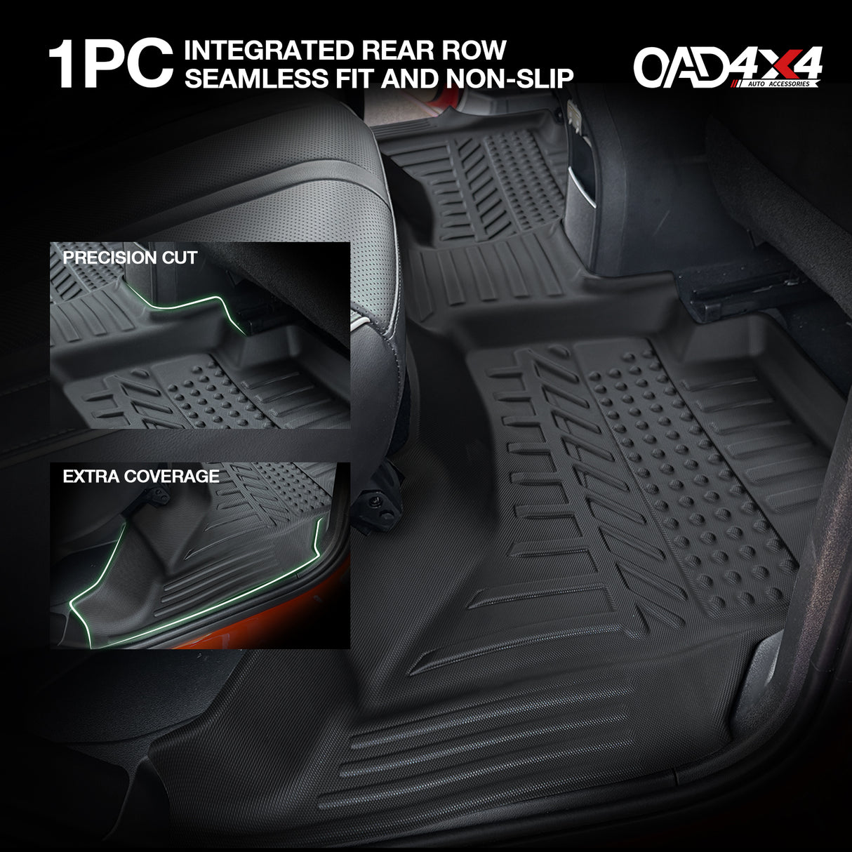 5D TPE Car Floor Mats for GWM TANK 300 2023-Onwards
