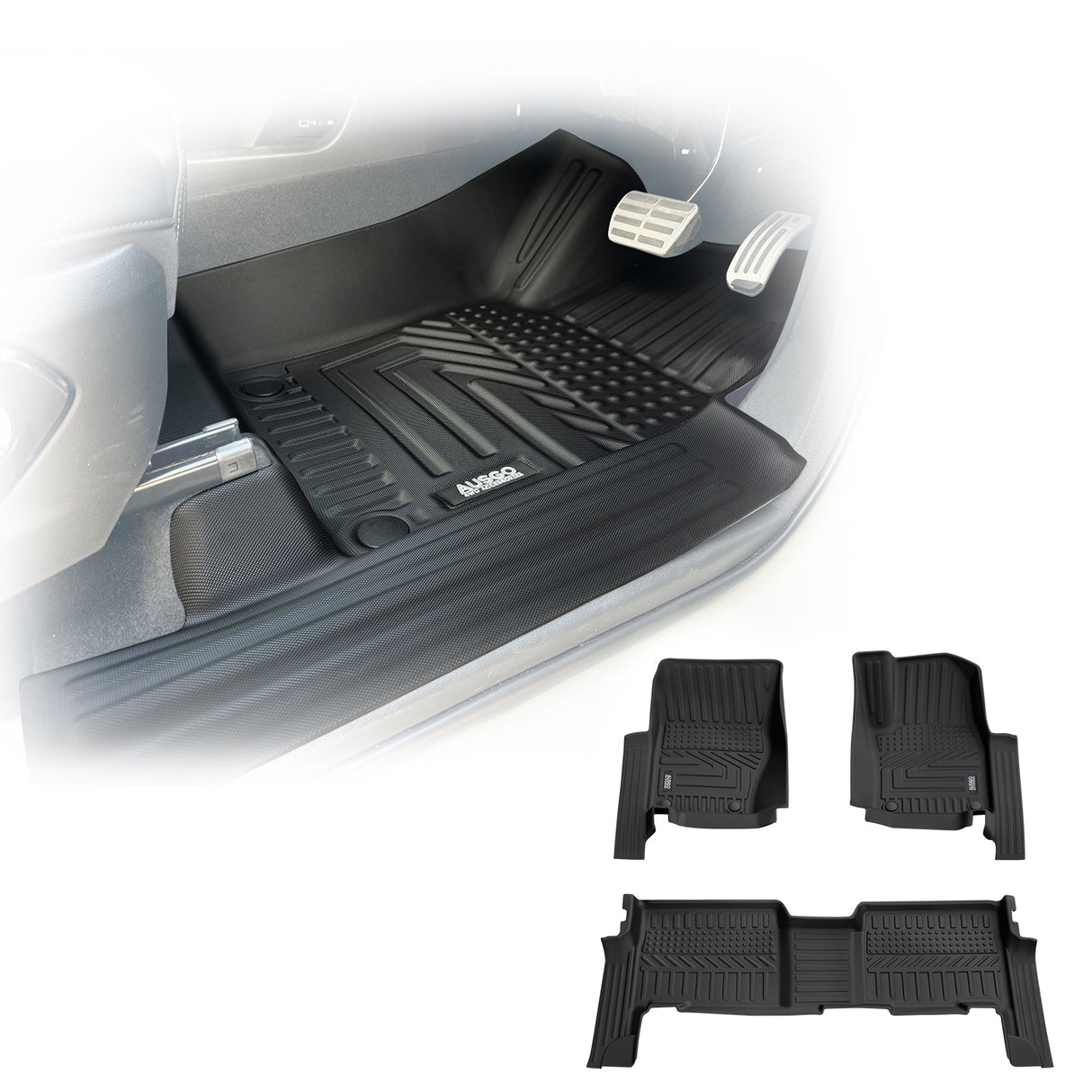 5D TPE Car Floor Mats for GWM TANK 500 TANK500 7 Seats 2024-Onwards