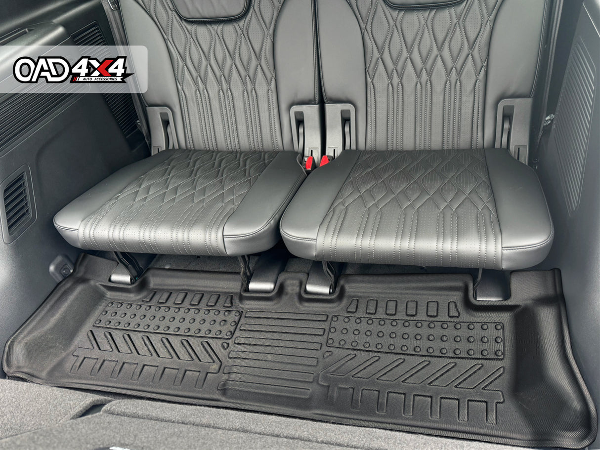 Third Row Car Floor Mats for GWM Tank 500 Tank500 2024-Onwards